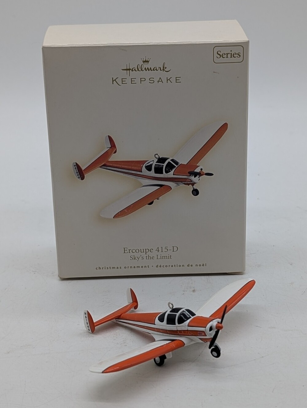 Hallmark Keepsake 2008 Sky's The Limit Ercoupe 415-D Airplane Ornament